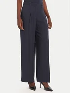 Spodnie damskie - BOSS Spodnie palazzo Tiana4 50548479 Czarny Regular Fit - miniaturka - grafika 1