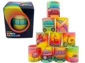 Zabawki interaktywne dla dzieci - Sprężyna tęczowa MIX - miniaturka - grafika 1
