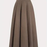 Spódnice - TEMU Elegancka spódnica damska w płaty - podkreślająca sylwetkę w kształcie litery H, na każdą porę roku, do formalnych i codziennych stylizacji, do - miniaturka - grafika 1