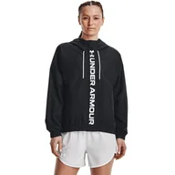 Kurtki i kamizelki sportowe damskie - Damska kurtka treningowa UNDER ARMOUR UA Rush Woven FZ Jacket - miniaturka - grafika 1