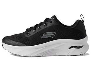 Skechers Męskie trampki 232502 BKW Black Mesh/Syntetyczne, 6,5 UK - Trampki męskie - miniaturka - grafika 1