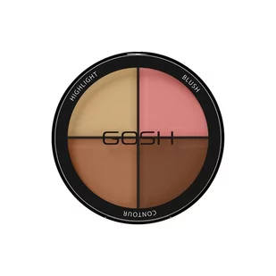 Gosh Gosh Contour''n Strobe Kit 4w1 paleta do konturowania 002 Medium 15 g 5711914088200 - Bronzery i konturowanie twarzy - miniaturka - grafika 1