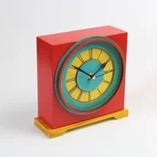 Zegary - Zegarek drewniany kominkowy w stylu vintage - miniaturka - grafika 1