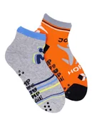 Skarpetki damskie - Skarpety chłopięce krótkie na trampoliny 2PAK 31-34 YOCLUB - miniaturka - grafika 1