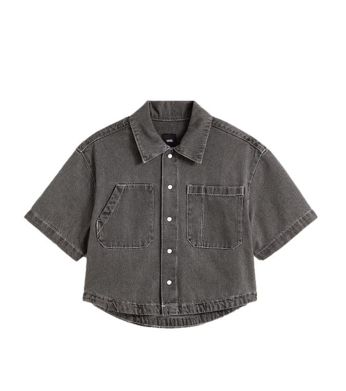 Vans Koszula Damska Natalie SS Denim Boxy Grey Wash VN000Q0YY7J1 S