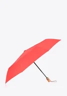 Parasole - Parasol automatyczny z drewnianą rączką czerwony - miniaturka - grafika 1