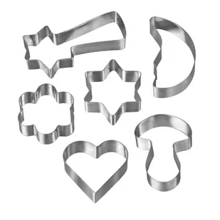 Metaltex formy do wycinania ciasta -częściowy zestaw, Inox 25.23.50 - Formy do ciast - miniaturka - grafika 2
