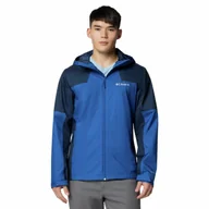 Kurtki męskie - Męska kurtka przeciwdeszczowa Columbia Inner Limits III Jacket mountain blue - M - miniaturka - grafika 1