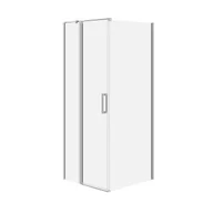 Kabiny prysznicowe - Kabina prysznicowa Cersanit Moduo 80x90x195 prostokątna lewa chrom transparentne S601-305 - miniaturka - grafika 1