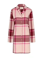 Koszulki i topy damskie - Triumph Damska koszulka Boyfriend Ndw X Checks Night Shirt, Pink - Dark Combination, 36 - miniaturka - grafika 1
