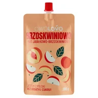 Soki i napoje niegazowane - OWOLOVO Brzoskwiniowo Mus jabłkowo-brzoskwiniowy 200 g - miniaturka - grafika 1