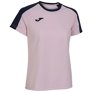 Joma Eco Championship T-shirt damski z krótkim rękawem, różowy, granatowy, M (DE) - Koszulki i topy damskie - miniaturka - grafika 1