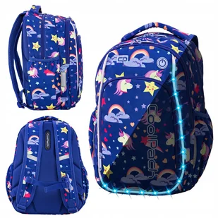 Patio CoolPack Strike S Plecak Szkolny Świecący LED Unicorns A18208 - Plecaki szkolne i tornistry - miniaturka - grafika 2