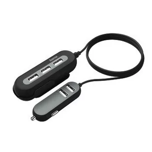 Hama Ładowarka samochodowa 5port, 10 A, 5 x USB - Akcesoria do tabletów i e-booków - miniaturka - grafika 1