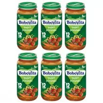 BoboVita Obiadek Spaghetti po bolońsku dla dzieci 1-3 lata zestaw 6 x 250 g - Dania dla dzieci - miniaturka - grafika 1