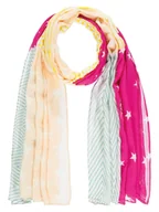 Apaszki i szaliki damskie - Szalik z klasycznymi paskami i gwiazdami Passigatti - miniaturka - grafika 1