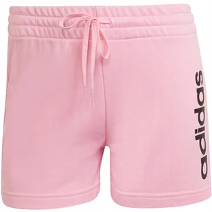 Spodenki damskie adidas Essentials Slim Logo różowe HD1699 XL - Spodenki damskie - miniaturka - grafika 1