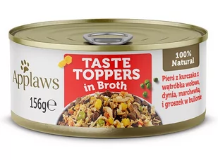 Applaws Dog Taste Toppers puszka z kurczakiem, wątrobą wołową i warzywami 156g - Mokra karma dla psów - miniaturka - grafika 1