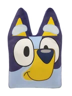 Kołdry i poduszki dla dzieci - Poduszka dekoracyjna Bluey dziecięca kształtka Halantex pieski Blue - miniaturka - grafika 1