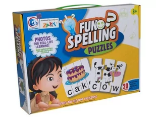 Edukacyjna Gra Słów, Puzzle Do Nauki Języka Angielskiego, Fiszki, Dopasuj Literki, Nauka Wyrazów Spelling Puzzle - Puzzle - miniaturka - grafika 2