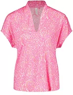 Koszulki i topy damskie - GERRY WEBER Edition Damska koszulka, 870047-44114, fioletowa/różowa/czerwona/pomarańczowa, nadruk: 34, liliowy/różowy/czerwony/pomarańczowy nadruk, 34 - miniaturka - grafika 1