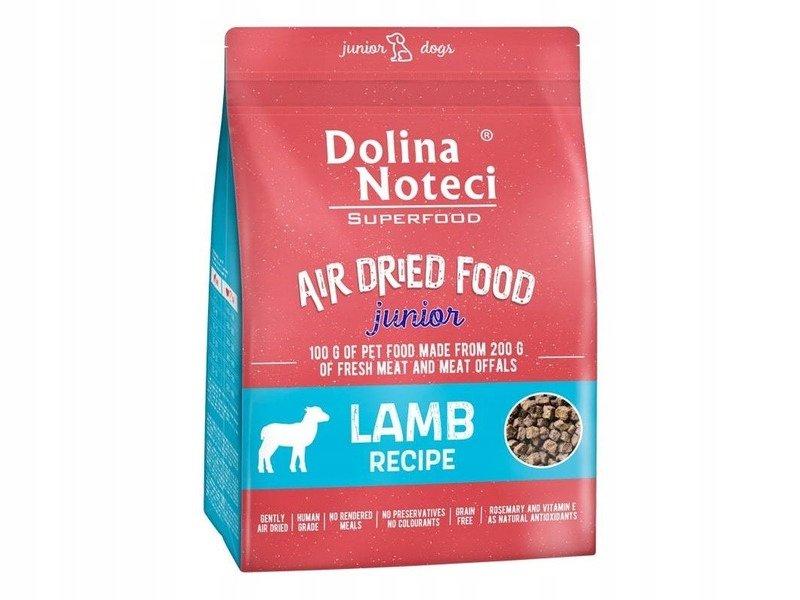 DOLINA NOTECI Superfood Junior Danie z jagnięciną- karma suszona dla psa 5kg