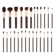 Pędzle do makijażu - Many Brushes Chocolate Zestaw 26 profesjonalnych pędzli do makijażu, naturalne włosie, akrylowa rączka - miniaturka - grafika 1