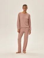 Komplety bielizny - Komplet damski Janna - brudny róż L - miniaturka - grafika 1