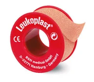 Apteczki i materiały opatrunkowe - ESSITY POLAND SP. Z O.O. ESSITY POLAND SP Z O.O Plaster Leukoplast tkanina 1,25 cm x 4,6 m 1 sztuka - miniaturka - grafika 1