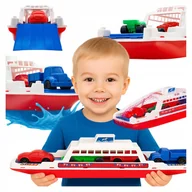 Zabawki do kąpieli - Zabawka Statek Duży Prom do Wody Wanny Kąpieli na Basen na Plażę 42 Cm - miniaturka - grafika 1