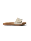 Klapki i japonki damskie - Reef Klapki "Sunny Emma" w kolorze beżowym - miniaturka - grafika 1