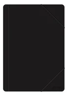 Teczki i skoroszyty - OFFICE PRODUCTS Teczka z gumką A4, PP, 500mikr., 3-skrz., czarna 21195251-05 - miniaturka - grafika 1