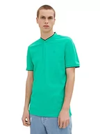 Koszulki męskie - TOM TAILOR Denim Męska koszulka polo 1035846, 31040-Fresh Peppermint, L, 31040 - Fresh peppermięt, L - miniaturka - grafika 1