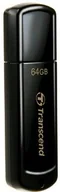 Pendrive - TRANSCEND Jetflash 350 64 GB czarny - miniaturka - grafika 1