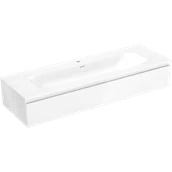 Szafki łazienkowe - Mexen Orio szafka łazienkowa 140 cm z umywalką Vela, 1 szuflada, biała połysk - 91A10-14023-1-BF00-W23M00 - miniaturka - grafika 1