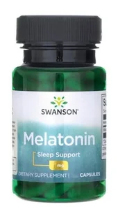 SWANSON Melatonina 500mcg 60kaps - suplement diety - Suplementy naturalne - miniaturka - grafika 1