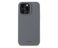 Etui i futerały do telefonów - Holdit Silicone Case iPhone 14 Pro Max Space Gray - miniaturka - grafika 1