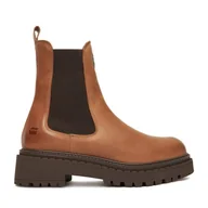 Botki damskie - Sztyblety G-Star Raw EO-DAMLA-25FW26 Brązowy - miniaturka - grafika 1