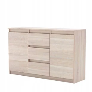 Duza Komoda z szufladami Sonoma Szafka Aga 120CM bezuchwytowa do Salonu - Komody - miniaturka - grafika 1