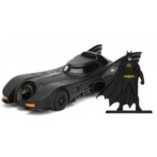 Jada Toys, model samochodu Batman Diecast 1/32 1989 Batmobile (Wraz z figurką Batman) - Samochody i pojazdy dla dzieci - miniaturka - grafika 1