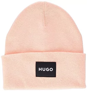 HUGO Czapka męska Xevon Beanie, Light/Pastel Red630, jeden rozmiar - Czapki męskie - miniaturka - grafika 1