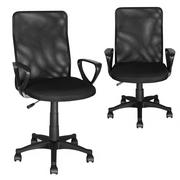 Fotele i krzesła biurowe - Fotel Biurowy Obrotowy Krzesło Biurowe Mikrosiatka MALATEC - miniaturka - grafika 1