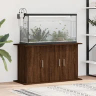 Szafki do salonu - Szafka pod akwarium, brązowy dąb, 101x41x58 cm Lumarko! - miniaturka - grafika 1