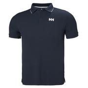 Koszulki męskie - Męska koszulka polo Helly Hansen Kos Polo navy - M - miniaturka - grafika 1