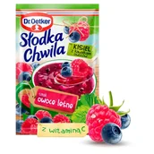 Budyń - Dr Oetker SŁODKA CHWILA KISIEL OWOCE LEŚNE Z OWOCAMI 31,5G 55499826 - miniaturka - grafika 1