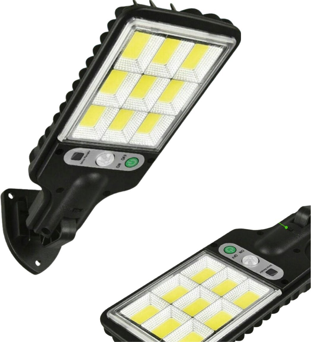 ITIMPORT Lampa solarna uliczna mocna zewnętrzna na ogród do domu LED COB LU17 108