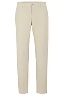 Spodenki męskie - BOSS Męskie spodnie T_Commuter-Slim Trousers Flat Packed, Medium Beige, 98, średni beż. - miniaturka - grafika 1