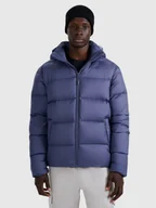 Kurtki męskie - 4F Kurtka puchowa z wypełnieniem naturalnym męska - granatowa XXL - miniaturka - grafika 1
