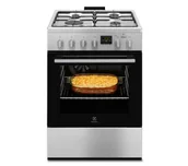 Kuchenki gazowo-elektryczne - Electrolux 600 LKK660222X Pieczenie parowe Termoobieg - miniaturka - grafika 1