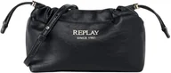Torebki damskie - REPLAY Damska torba na ramię FW3802, 0098 czarna, 0098 Czarny, Mittelgroße - miniaturka - grafika 1